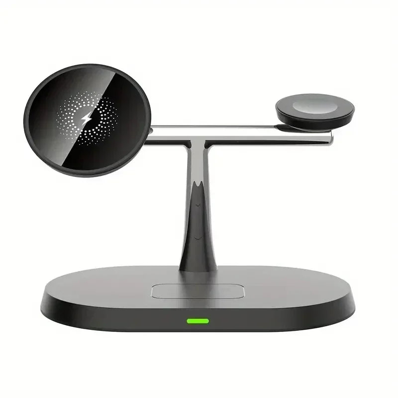 3 in 1 Magnetic Fast Wireless Charger Station For iPhone 16 15 14 13 Pro Max Apple Watch 9 8 Airprods Pro Macsafe Charging Stand