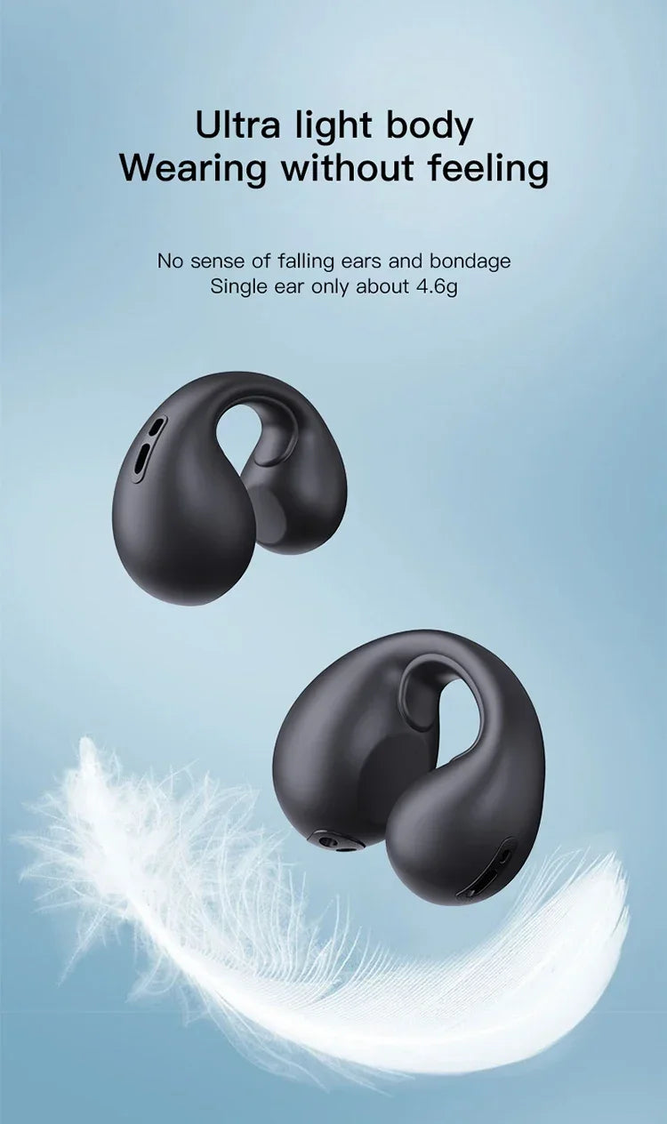 SG50 Wireless Clip On Bluetooth Headset High Definition Audio Quality Running Yoga Male And Female Sports